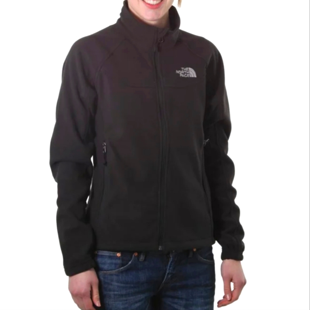 The North Face Black Windwall Fleece Full Zip Jacket Size Medium